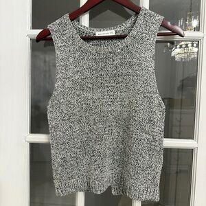 BEC & BRIDGE Women’s Gray Knit Sleeveless Flyaway Back Top Size 4